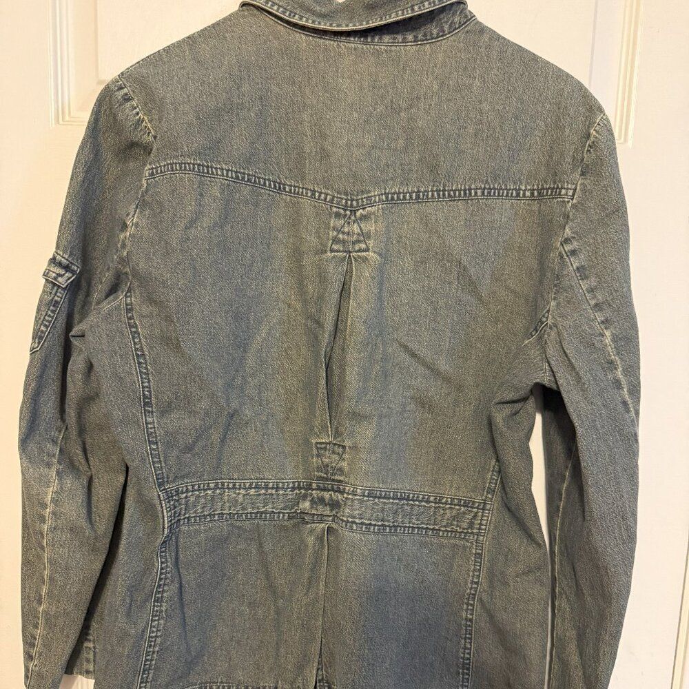 Mossimo Women’s Denim Jacket – EUC, Size Large, Classic Blue Jean Style - Picture 2 of 4